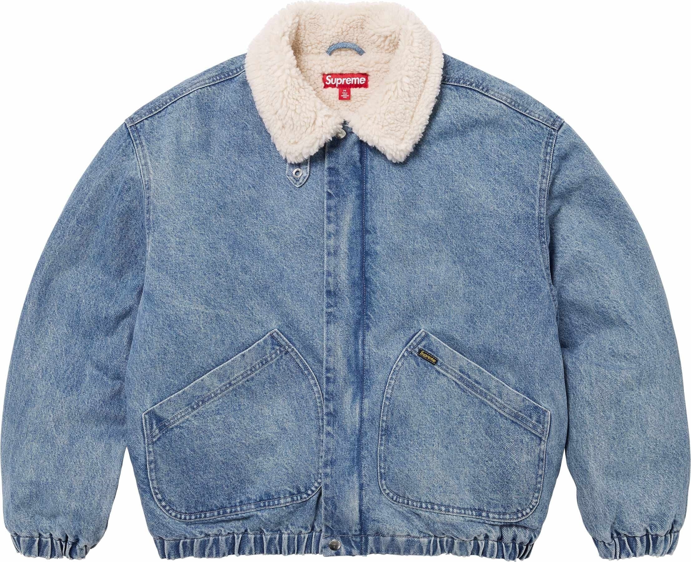Faux Shearling Lined Bomber Jacket view 21